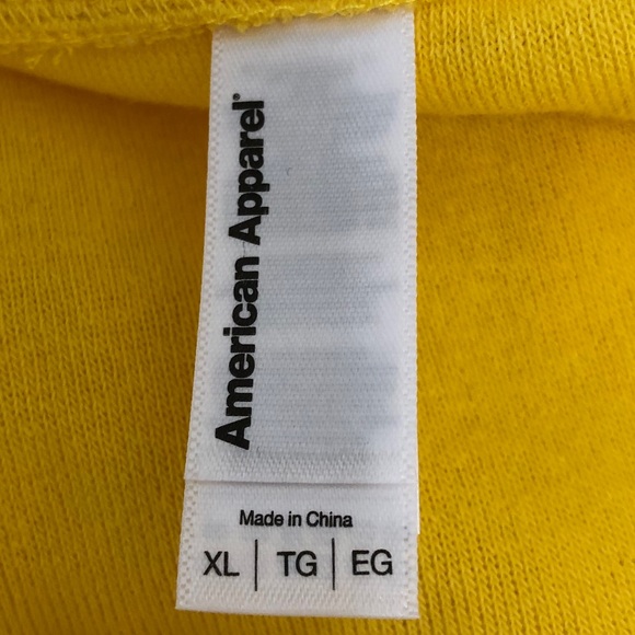 American Apparel NEW unisex French loop blouse XL - Picture 2 of 4